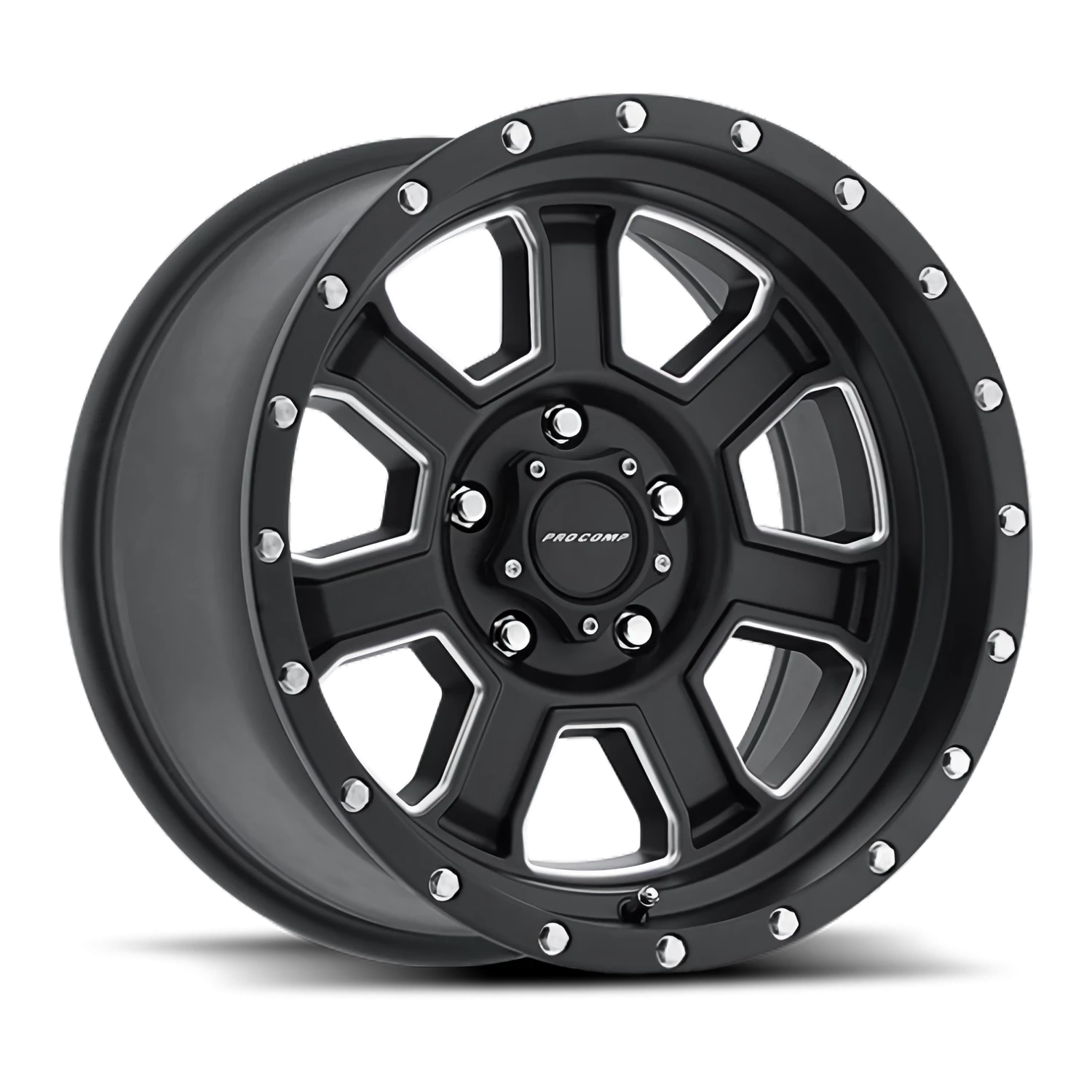 Pro Comp Series 43 Sledge 20x9" 5x127mm 83mm CB 0mm Satin Black Milled