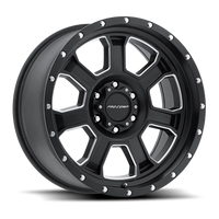 Pro Comp Series 43 Sledge 17x9" 6x139.7mm 108mm CB -6mm Satin Black Milled