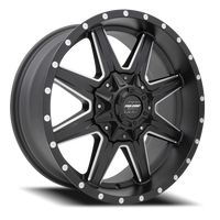 Pro Comp Series 48 Quick 8 20x9" 6x139.7mm 108mm CB 0mm Satin Black Milled