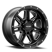 Pro Comp Series 62 Apex 17x9" 5x127mm 72mm CB -6mm Satin Black Milled