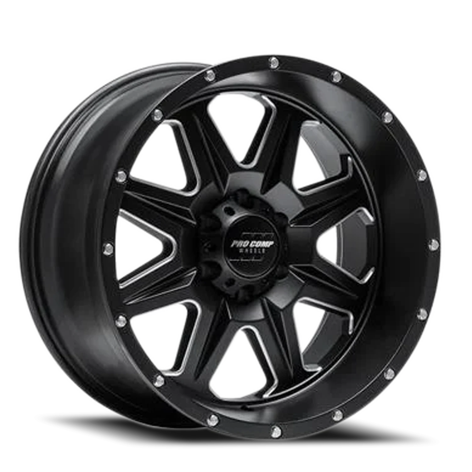 Pro Comp Series 63 Recon 20x10" 8x170mm -18mm Satin Black Milled
