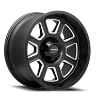 Pro Comp Series 64 Gunner 17x9" 5x127mm 72mm CB -6mm Satin Black Milled