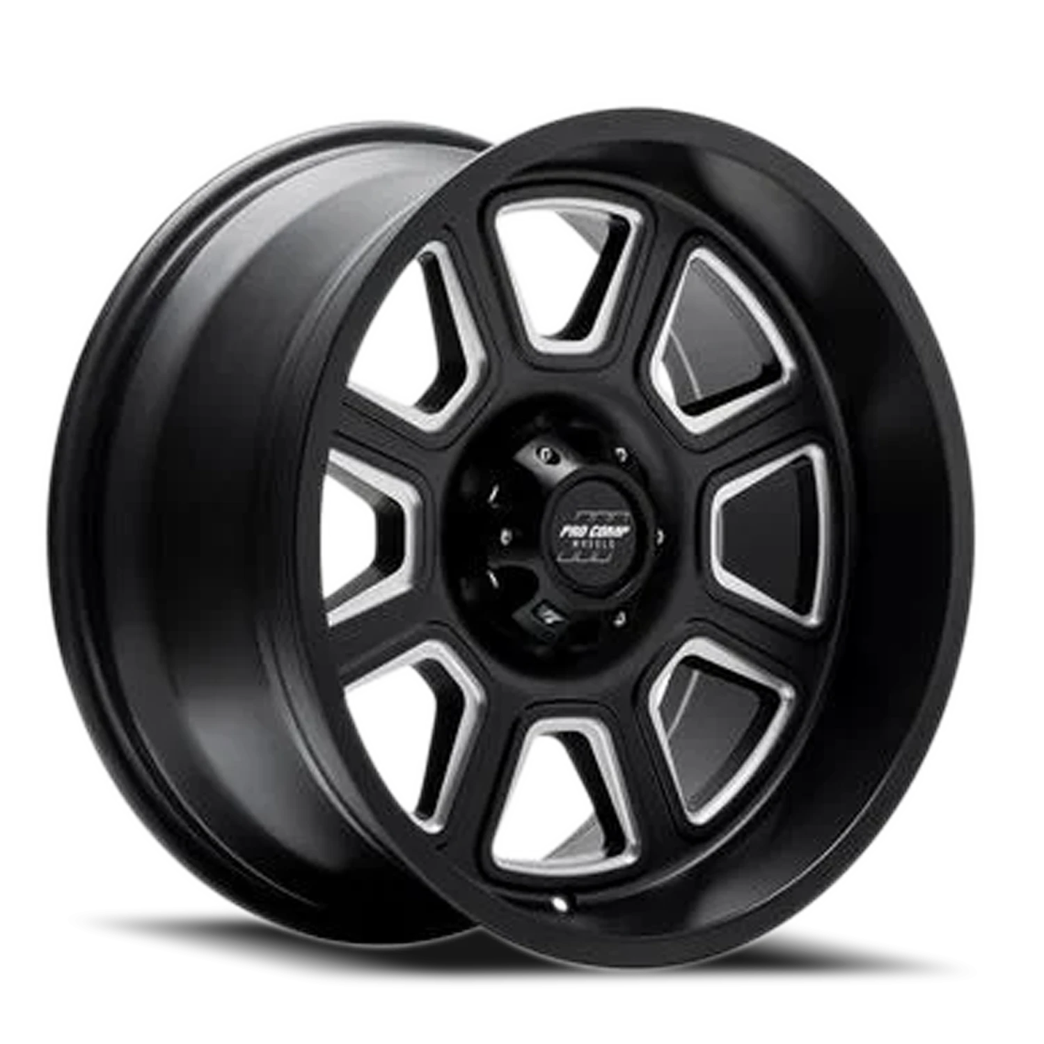 Pro Comp Series 64 Gunner 20x10" 6x139.7mm 108mm CB -18mm Satin Black Milled