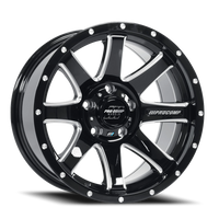 Pro Comp Series 76 Patriot 17x9" 5x127mm -6mm Gloss Black Milled