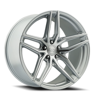 Select Precision Alloys Shadow 20x9" 5x112mm 66.53mm CB +20mm Gloss Silver Brushed
