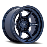 Black Rhino Shogun 17x8.5" 6x120mm 66.9mm CB +20mm Gloss Midnight Blue
