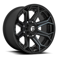 Fuel Siege 22x12 -44 8x180mm 124.3mm Gloss Black Machined-Double Dark Tint