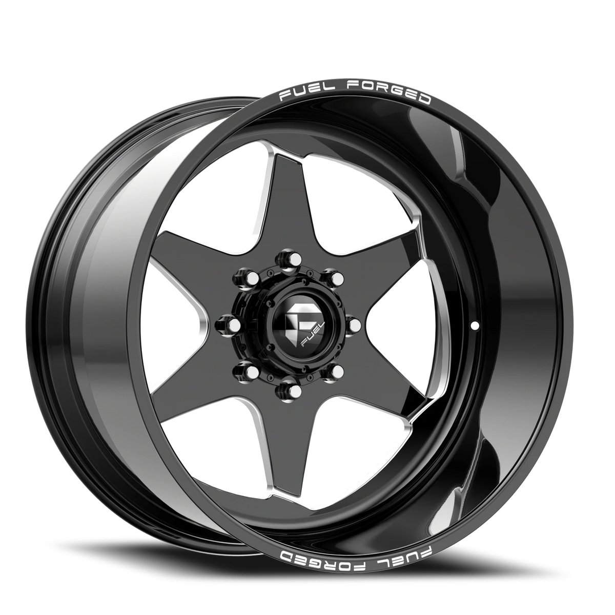 Fuel Sift FF115 20x12 -40 8x165.1mm 117mm Gloss Black Milled