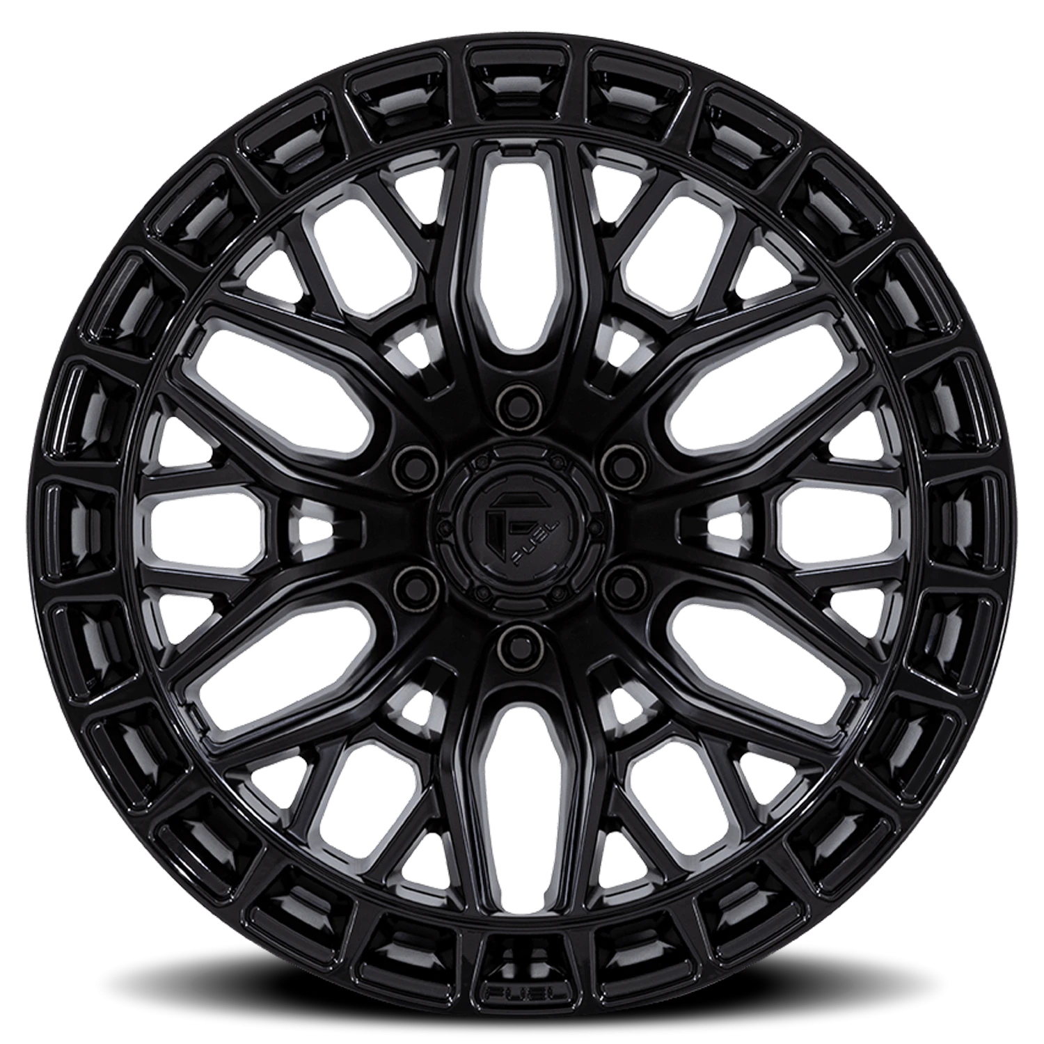 Fuel Sigma FC869 20x9" 5x127mm 71.5mm CB +1mm Blackout Gloss Black Lip