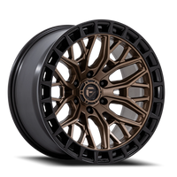 Fuel Sigma FC869 17x9" 5x127mm 71.5mm CB -12mm Matte Bronze Matte Black Lip