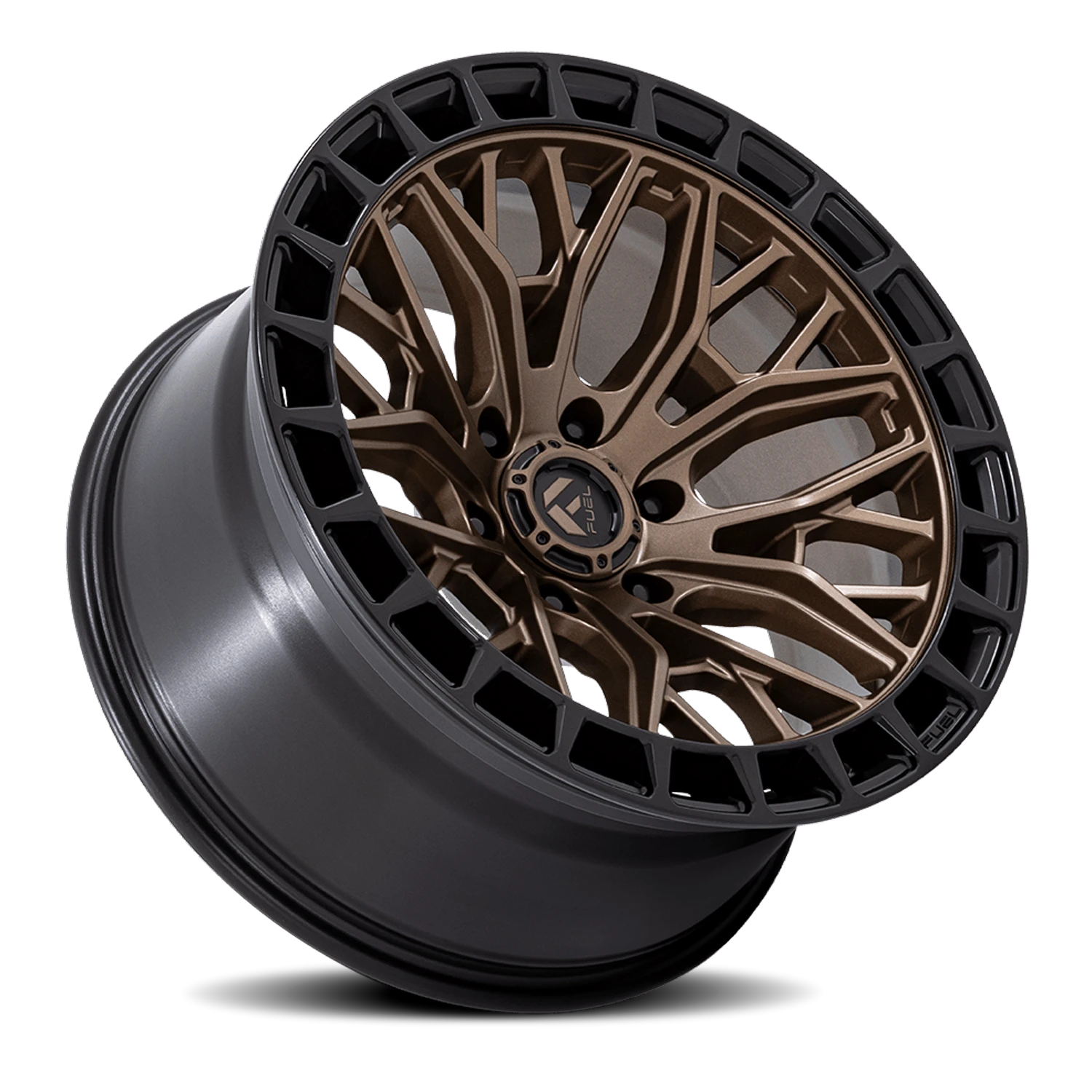 Fuel Sigma FC869 22x9.5" 6x135mm 87.1mm CB +18mm Matte Bronze Matte Black Lip