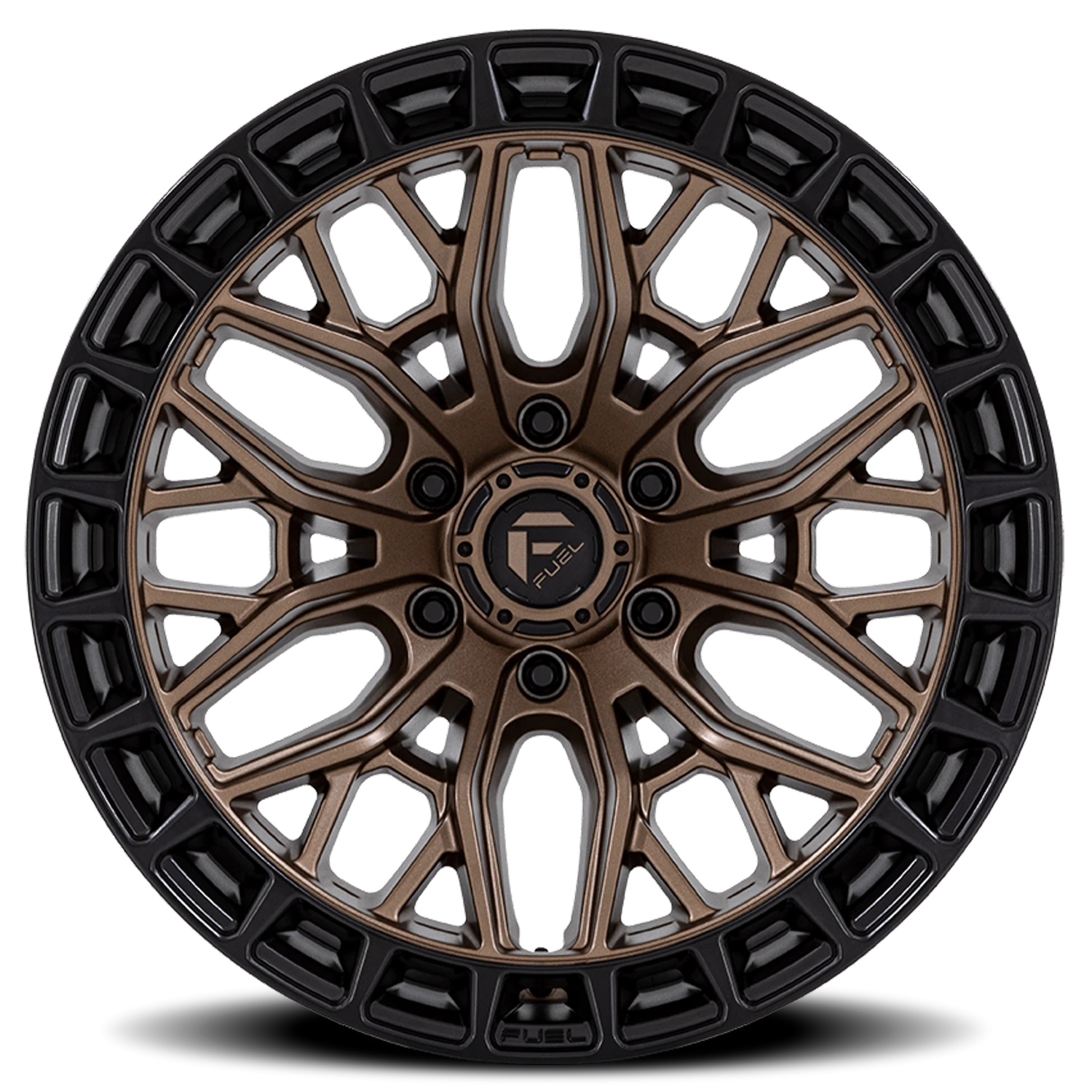 Fuel Sigma FC869 17x9" 6x139.7mm 106.1mm CB +1mm Matte Bronze Matte Black Lip
