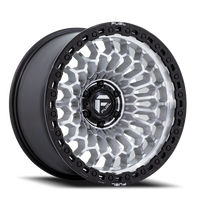 Fuel Sinister 20x9" 5x127mm 78.1mm CB +1mm Machined Silver Matte Black Lip
