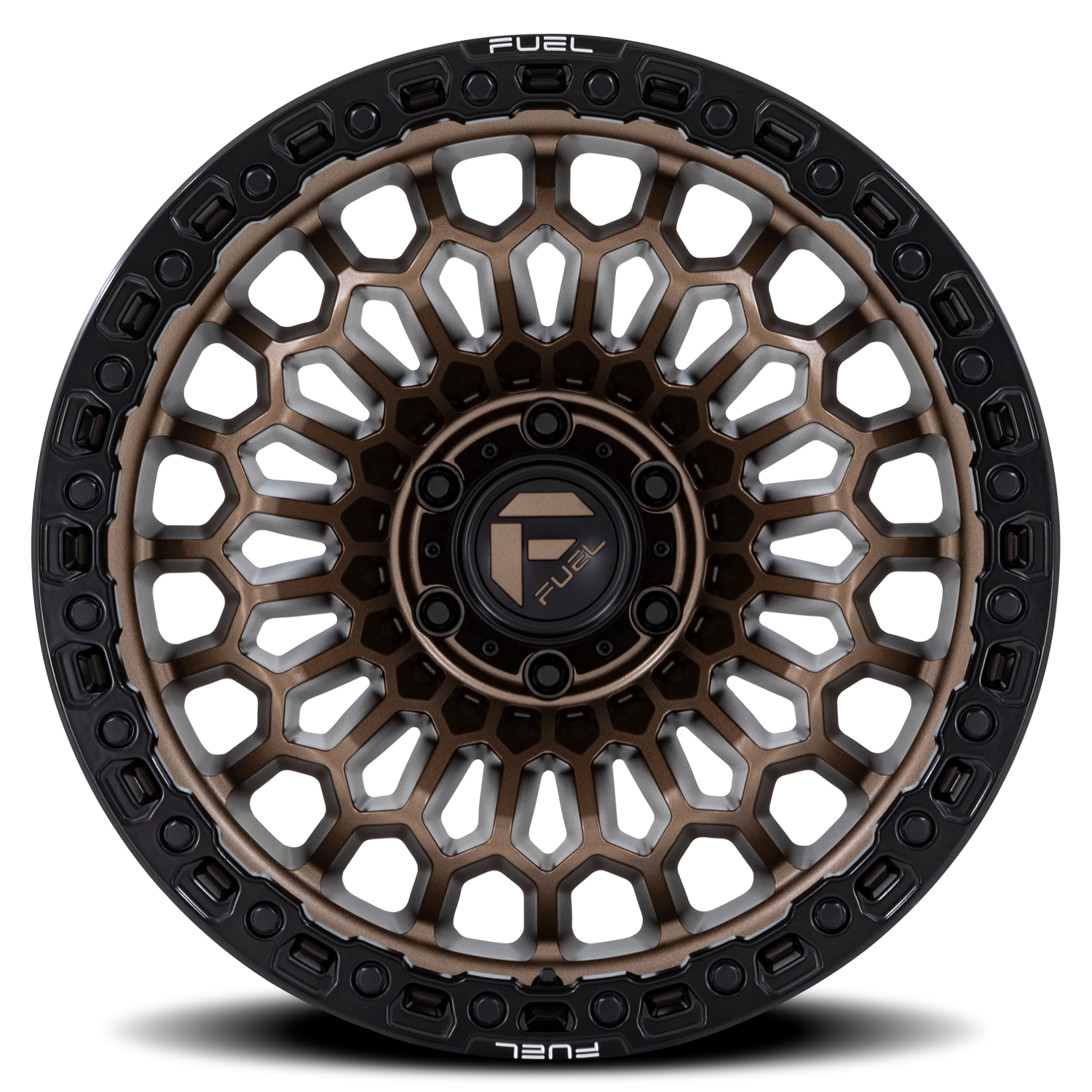 Fuel Sinister 20x9" 6x139.7mm 106.1mm CB +1mm Matte Bronze Matte Black Lip