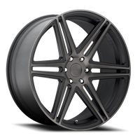 DUB Skillz 22x9.5" 6x135mm 87.1mm CB +30mm Black Machined-Dark Tint