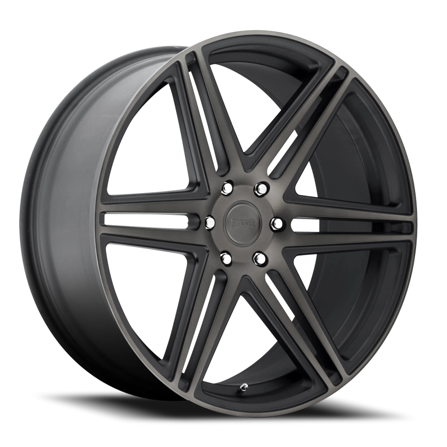 DUB Skillz 24x10" 6x139.7mm 78.1mm CB +30mm Black Machined-Dark Tint