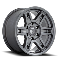 Fuel Slayer 17x8.5" 6x139.7mm 106.1mm CB -15mm Matte Gunmetal