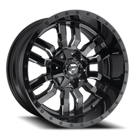 Fuel Sledge 22x10 -18 8x170mm 125.1mm Gloss Black Milled