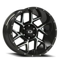 Vision 360 20x9 +0 6x139.7mm 106.2mm Gloss Black Machined Face
