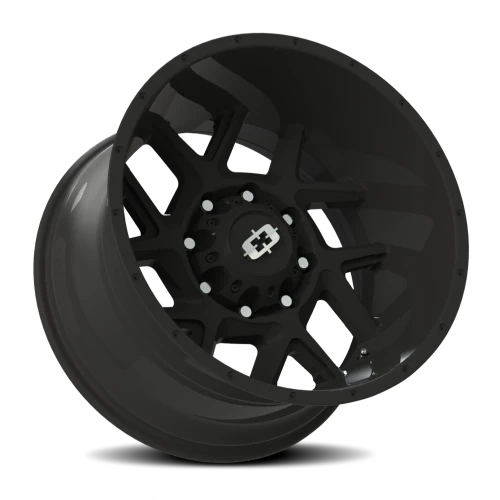 Vision 360 20x9 +12 8x165.1mm 125.2mm Satin Black
