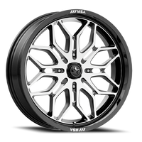 MSA Sniper 20x7" 4x110mm 86mm CB +10mm Gloss Black Machined