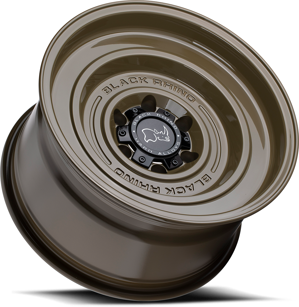 Black Rhino Solid 17x9.5" 6x139.7mm 112.1mm CB -12mm Gloss Alligator Green