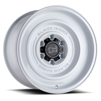 Black Rhino Solid 17x9.5" 6x139.7mm 112.1mm CB -12mm Gloss White