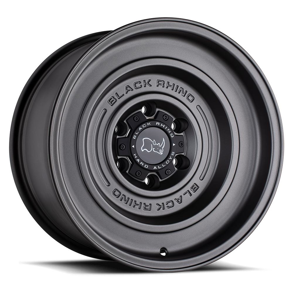 Black Rhino Solid 17x9.5" 5x127mm 71.6mm CB -18mm Matte Gunblack