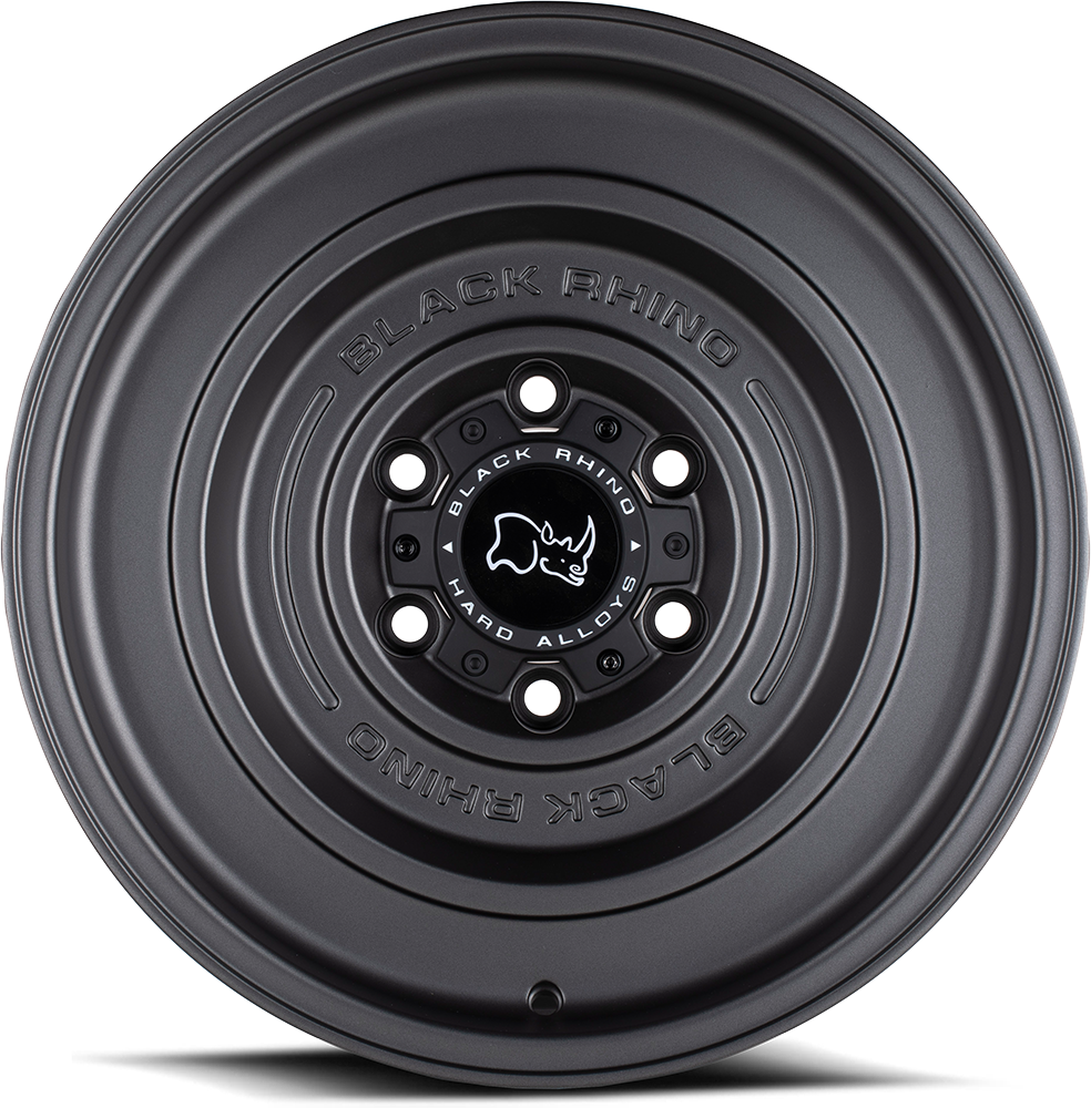 Black Rhino Solid 17x9.5" 5x127mm 71.6mm CB -18mm Matte Gunblack