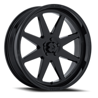 MSA Spark UTV 22x7" 5x114.3mm 72.56mm CB 0mm Gloss Black