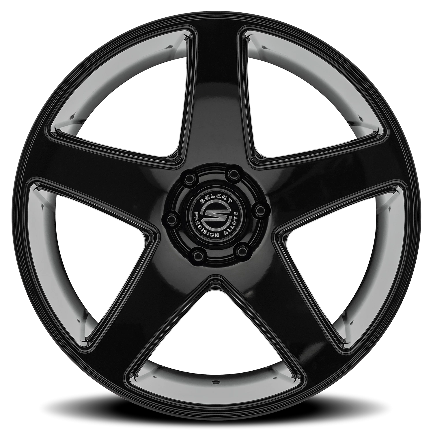Select Precision Alloys Spectrum 22x10" 6x139.7mm 106.1mm CB +19mm Gloss Glossy Black