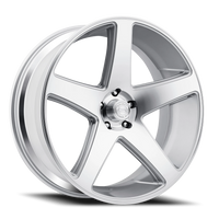 Select Precision Alloys Spectrum 24x10" 5x127mm 78.1mm CB +15mm Gloss Silver Machined
