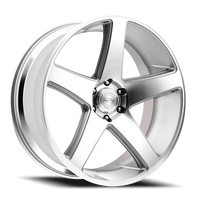 Select Precision Alloys Spectrum 22x10" 6x139.7mm 106.1mm CB +19mm Gloss Silver Machined