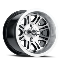 Vision 547 10x7 -12 4x101.6mm 74.6mm Gloss Black Mirror Machined Face
