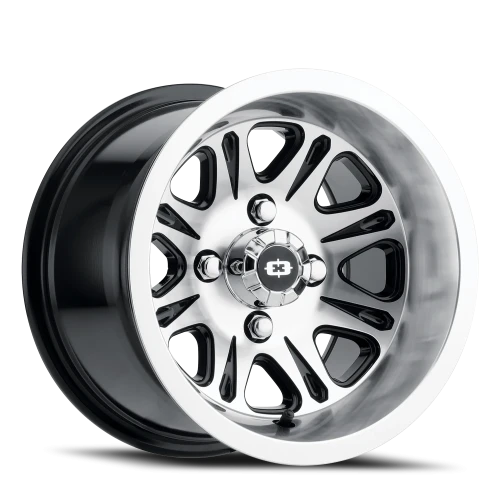 Vision 547 10x7 -12 4x101.6mm 74.6mm Gloss Black Mirror Machined Face