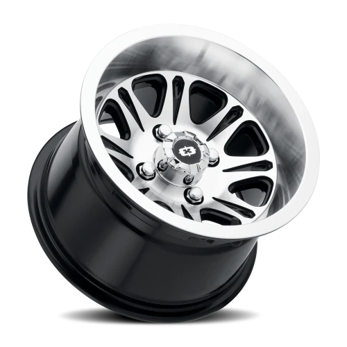Vision 547 10x7 -12 4x101.6mm 74.6mm Gloss Black Mirror Machined Face