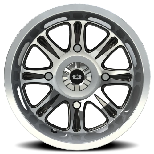 Vision 547 10x7 -12 4x101.6mm 74.6mm Gloss Black Mirror Machined Face