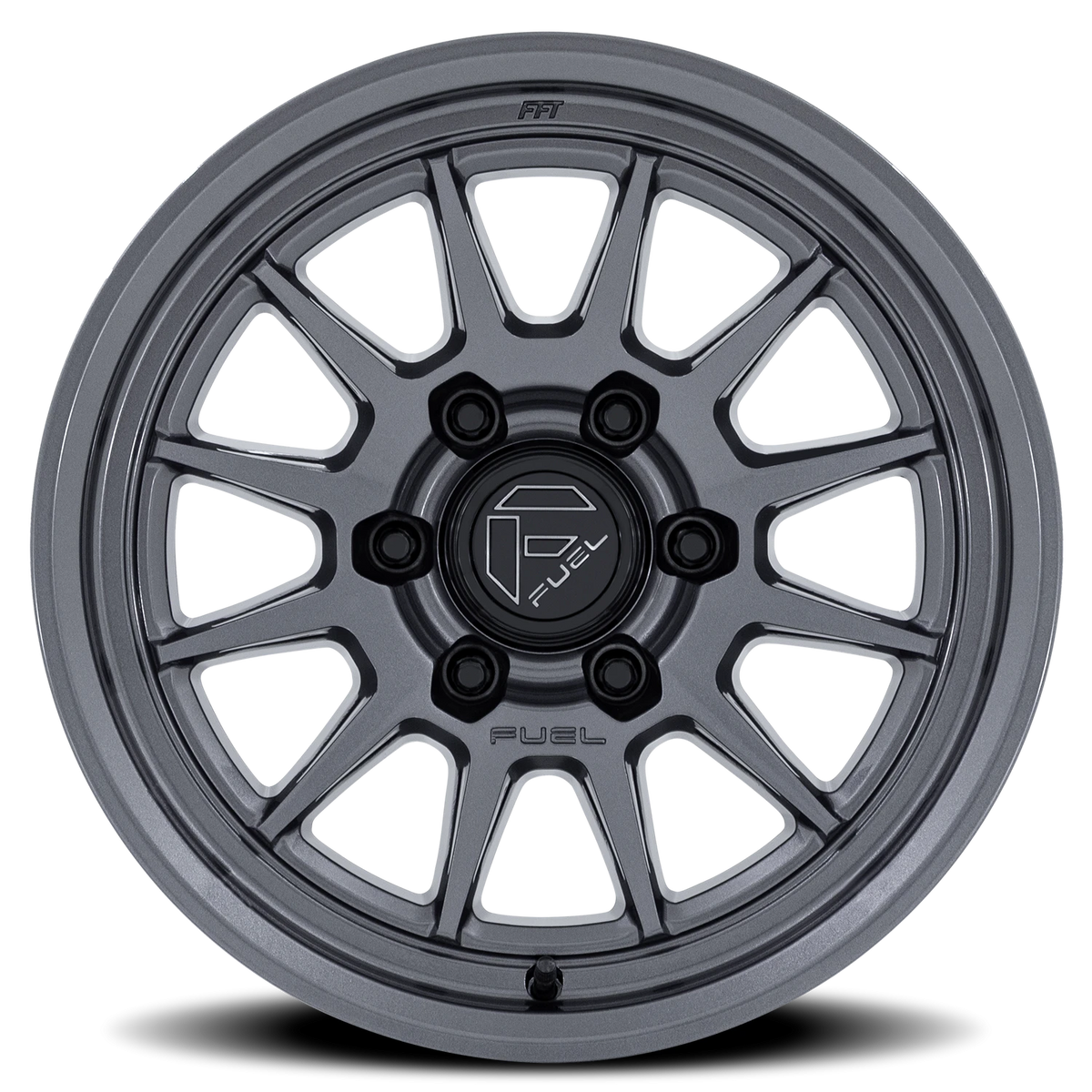 Fuel Spur 17x9 +1 6x139.7mm 106.1mm Gloss Gunmetal
