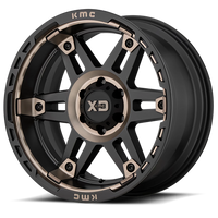 XD Series Spy II 20x10" 5x127mm 71.5mm CB -18mm Satin Black Dark Tint