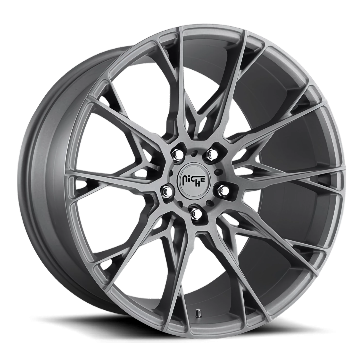 Niche Staccato 22x10.5" 5x114.3mm 72.6mm CB +40mm Anthracite