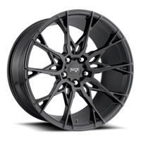 Niche Staccato 19x8.5" 5x112mm 66.56mm CB +42mm Matte Black