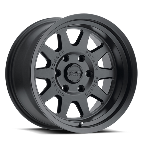 Black Rhino Stadium 17x8" 6x130mm 84.1mm CB +45mm Matte Black