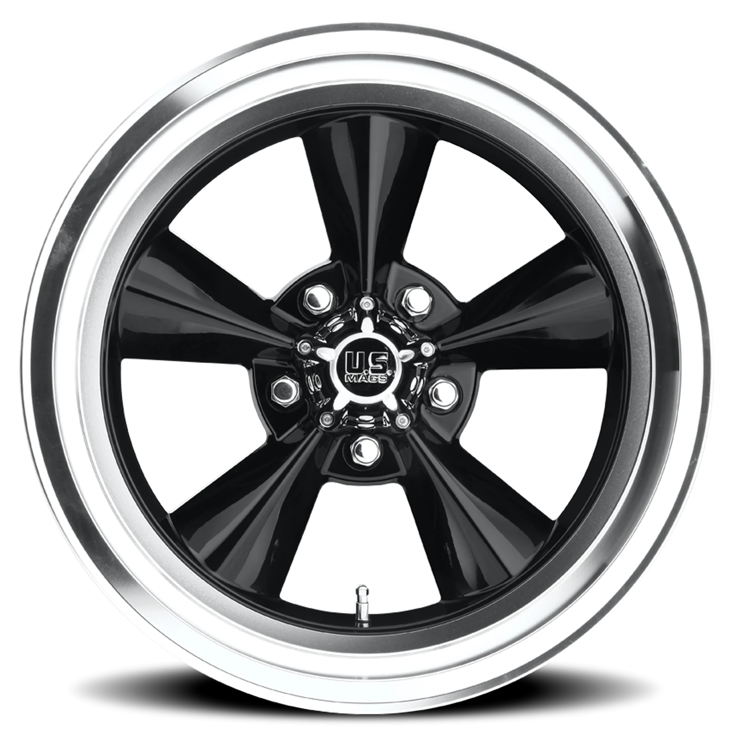 US Mags Standard 17x8" 5x120.65mm 72.56mm CB +1mm Gloss Black