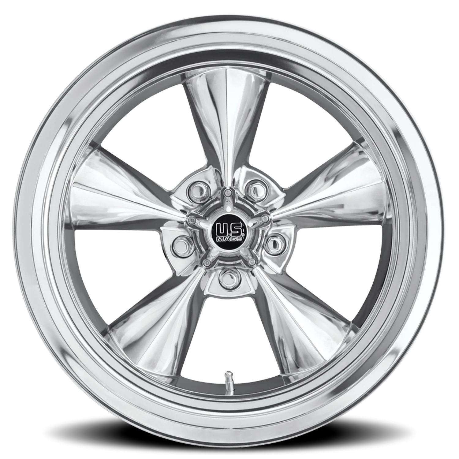 US Mags Standard 15x8" 5x120.65mm 72.56mm CB +1mm Polished