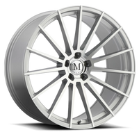 Mandrus Stirling 22x11.5" 5x112mm 66.6mm CB +32mm Silver Mirror Cut Face