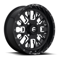 Fuel Stroke UTV 20x7" 4x136mm 110.2mm CB +13mm Gloss Black Milled