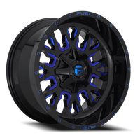Fuel Stroke 18x9 +1 5x139.7mm 110.3mm Gloss Blue Milled