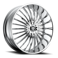 DUB Suave 26x9.5" 6x135mm 87.1mm CB +30mm Chrome