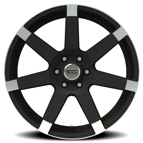 Vision 9042 22x9.5 +25 6x139.7mm 78.1mm Matte Black Anthracite Spoke Ends