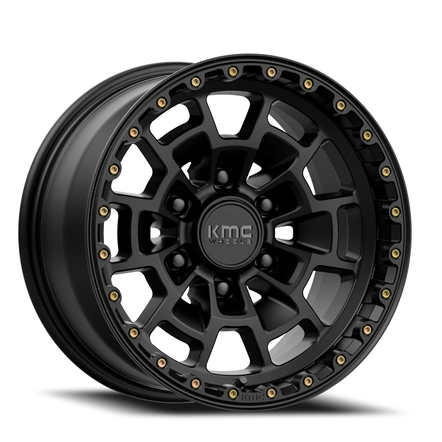 KMC Summit 17x8.5" 6x135mm 87.1mm CB +18mm Satin Black